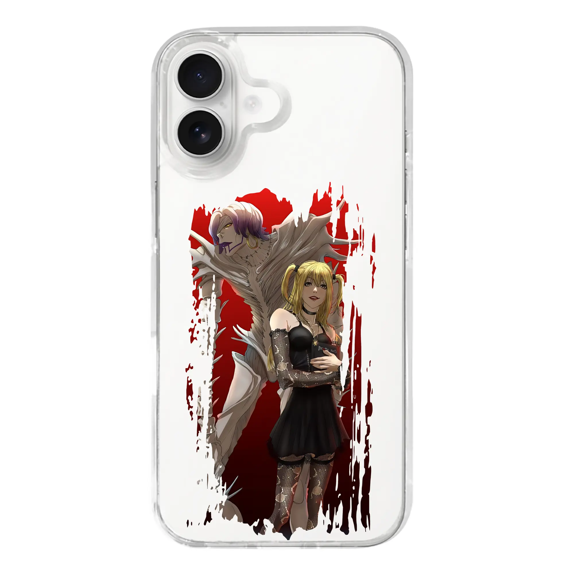 デスノート グッズ,弥海砂 - iPhone 17シリーズ 透明スマホケース – 薄型・耐衝撃・精密フィット保護カバー